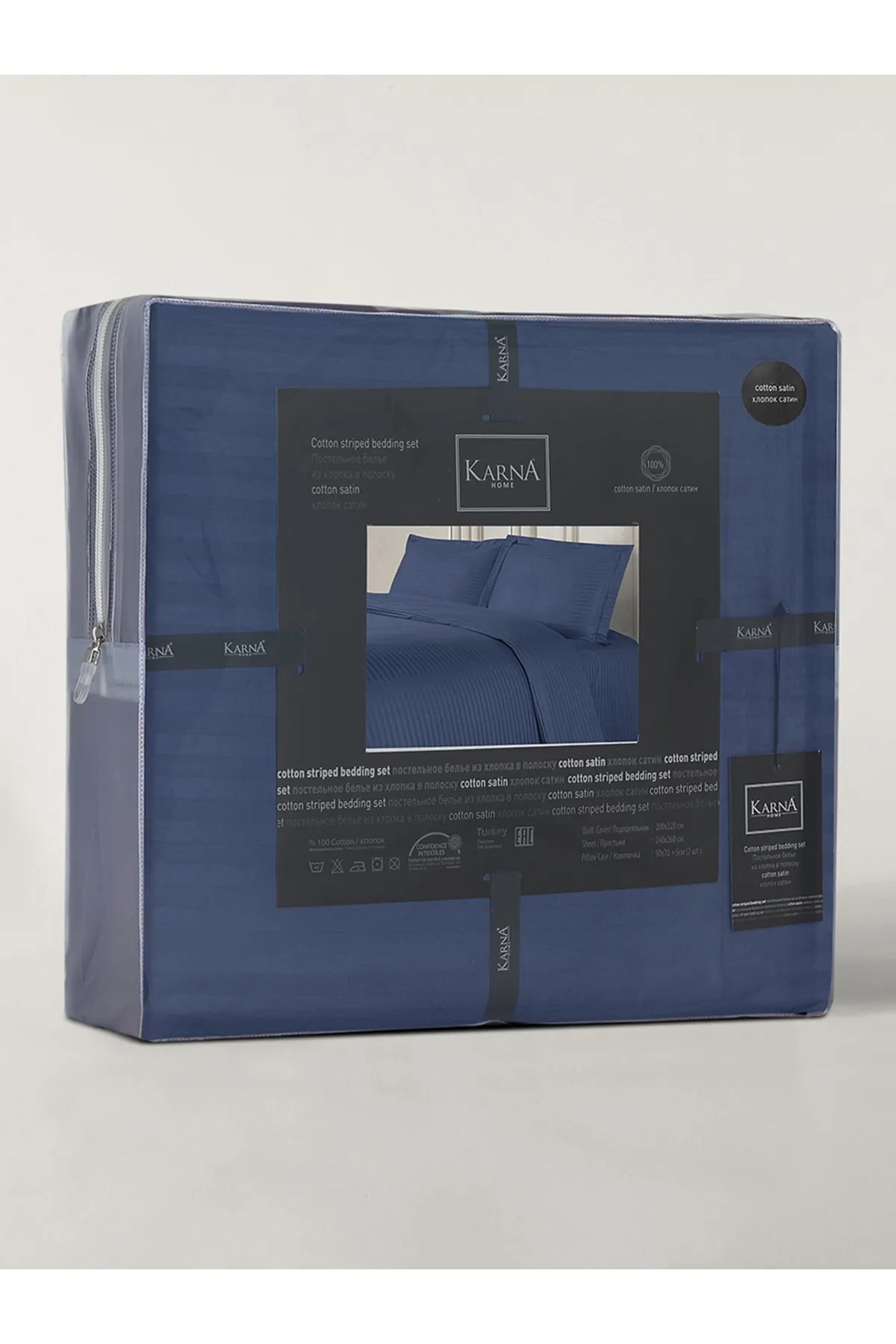 KARNA  LINE Bettbezug-Set aus 100 % Baumwolle