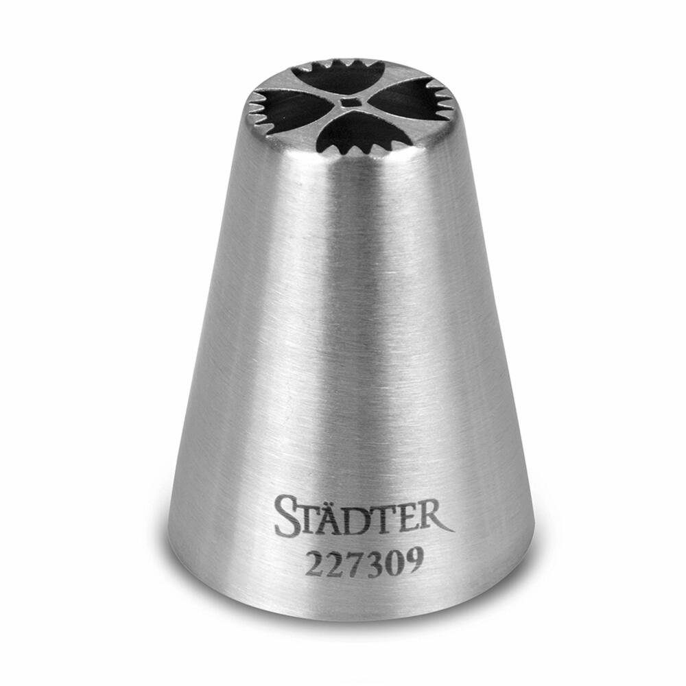 STÄDTER Spritzbeutel Fine Line Nelkentülle Gezackt 17 mm
