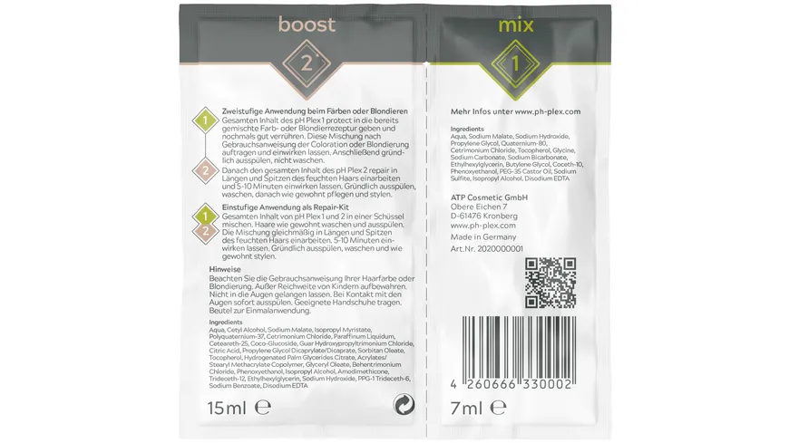 LIW Doppelsachet pH Plex 1 Protect & 2 Repair 22 ml