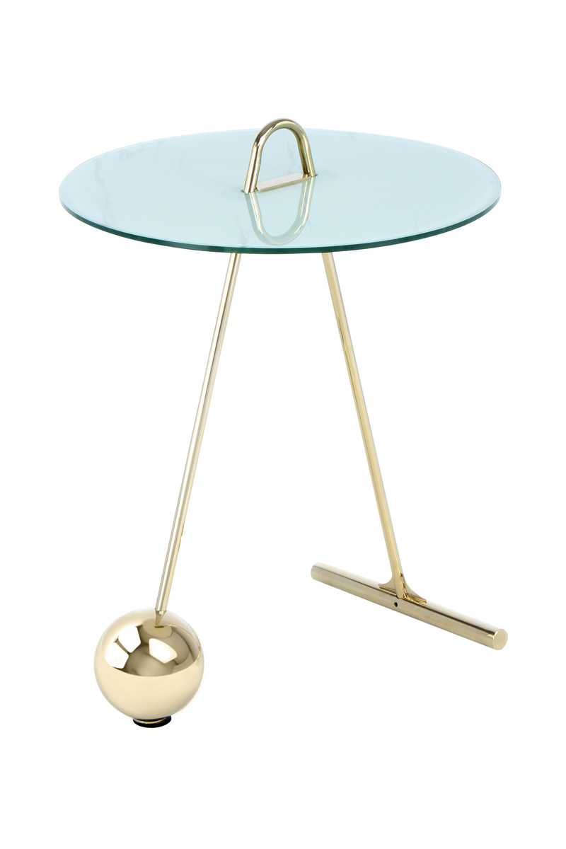 Kayoom Beistelltisch Pendulum 525 Gold / Weiß