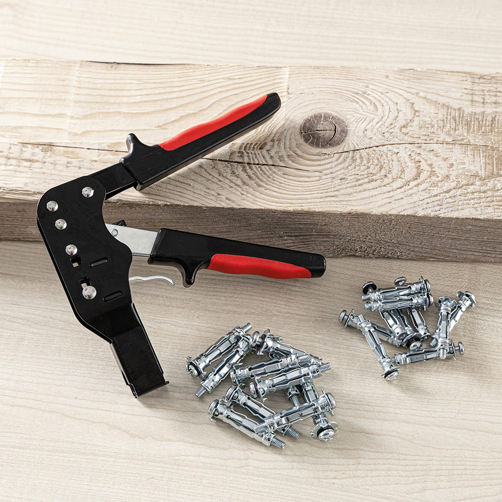 Kraft Werkzeuge Metall-Hohlwanddübel-Set 46tlg.