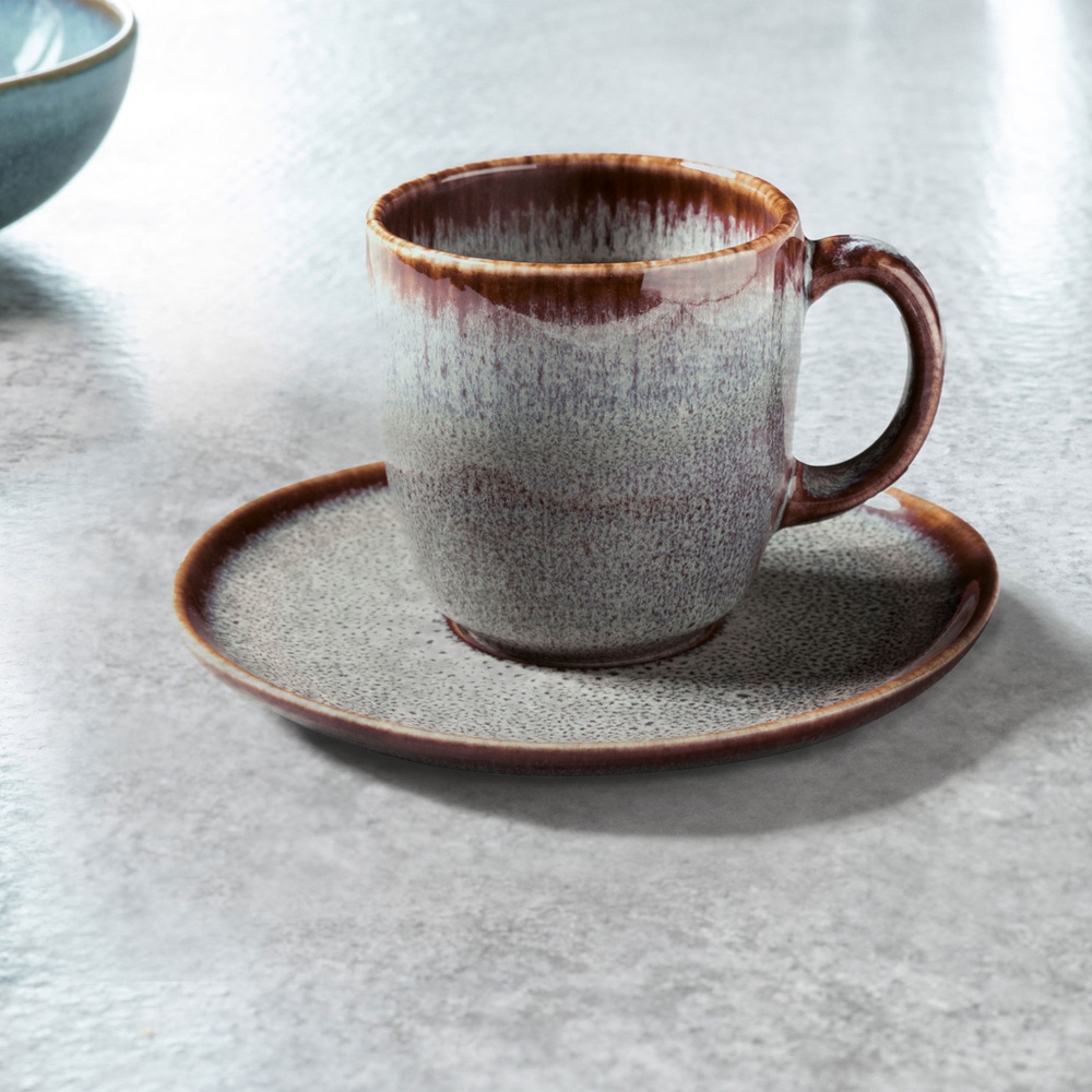 like. by Villeroy & Boch Sous-tasse à café 6 pièces Lave beige Tasse