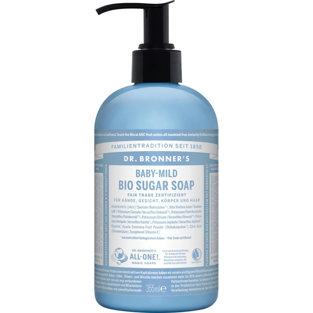 dr. bronners Baby-Mild Bio Sugar Soap Savon pour le corps