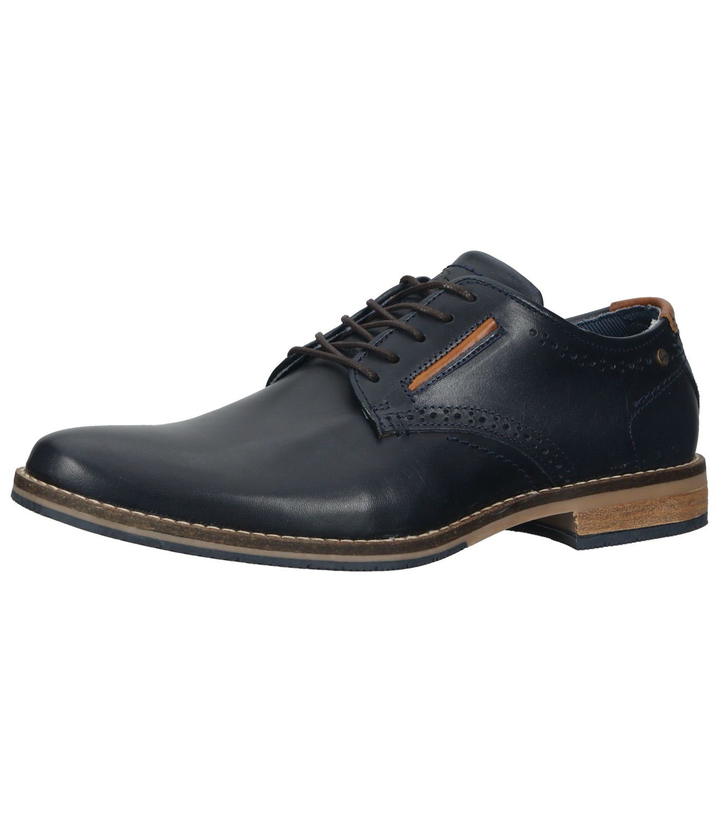 Bullboxer Businessschuhe Glattleder Schnürschuh