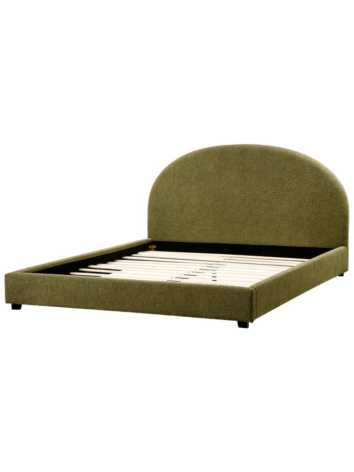 Beliani Doppelbett VAUCLUSE in Grün - (W) 194 x (H) 112 x (L) 214 cm günstig kaufen onesize