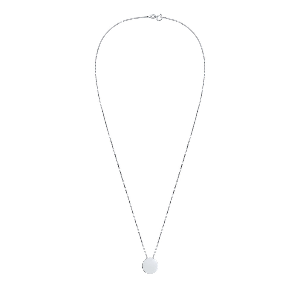 Elli Elli Collier Pendentif femme plaque de base en argent 925 sterling Bijoux