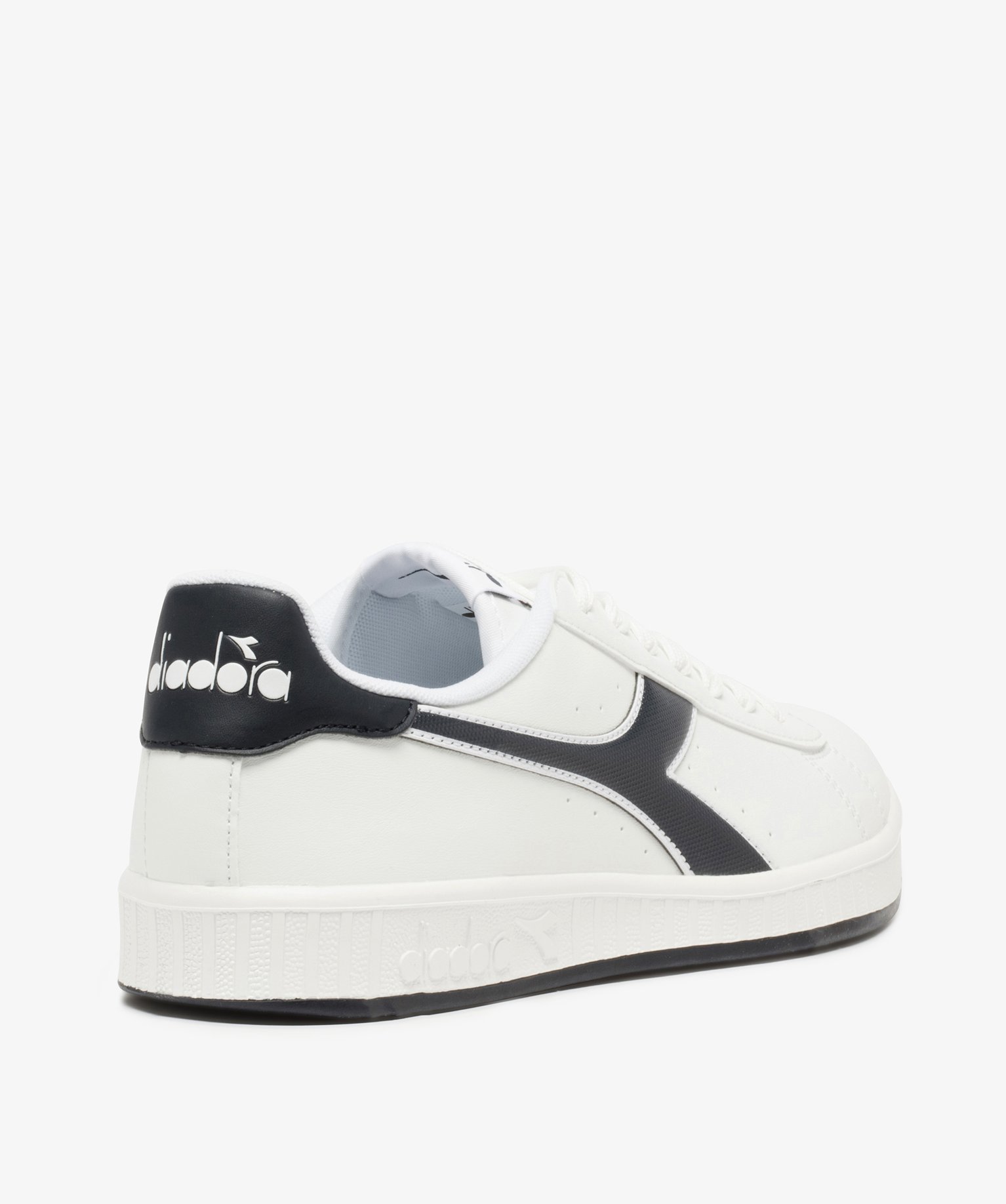 Baskets homme bicolores à lacets – Diadora Game blanc | GEMO