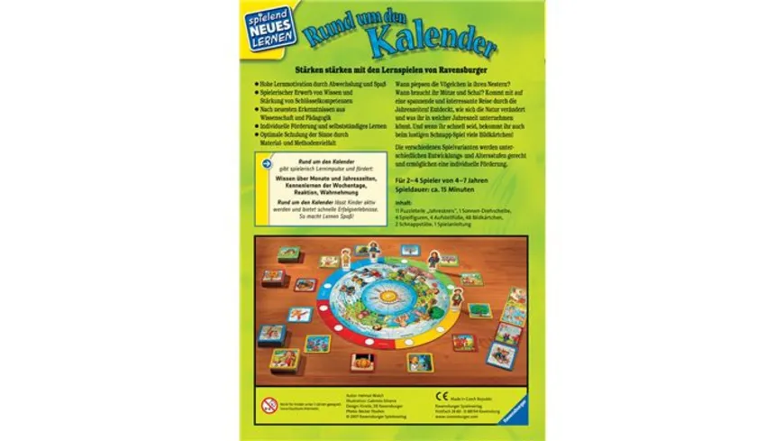 Ravensburger Spiel - Rund um den Kalender