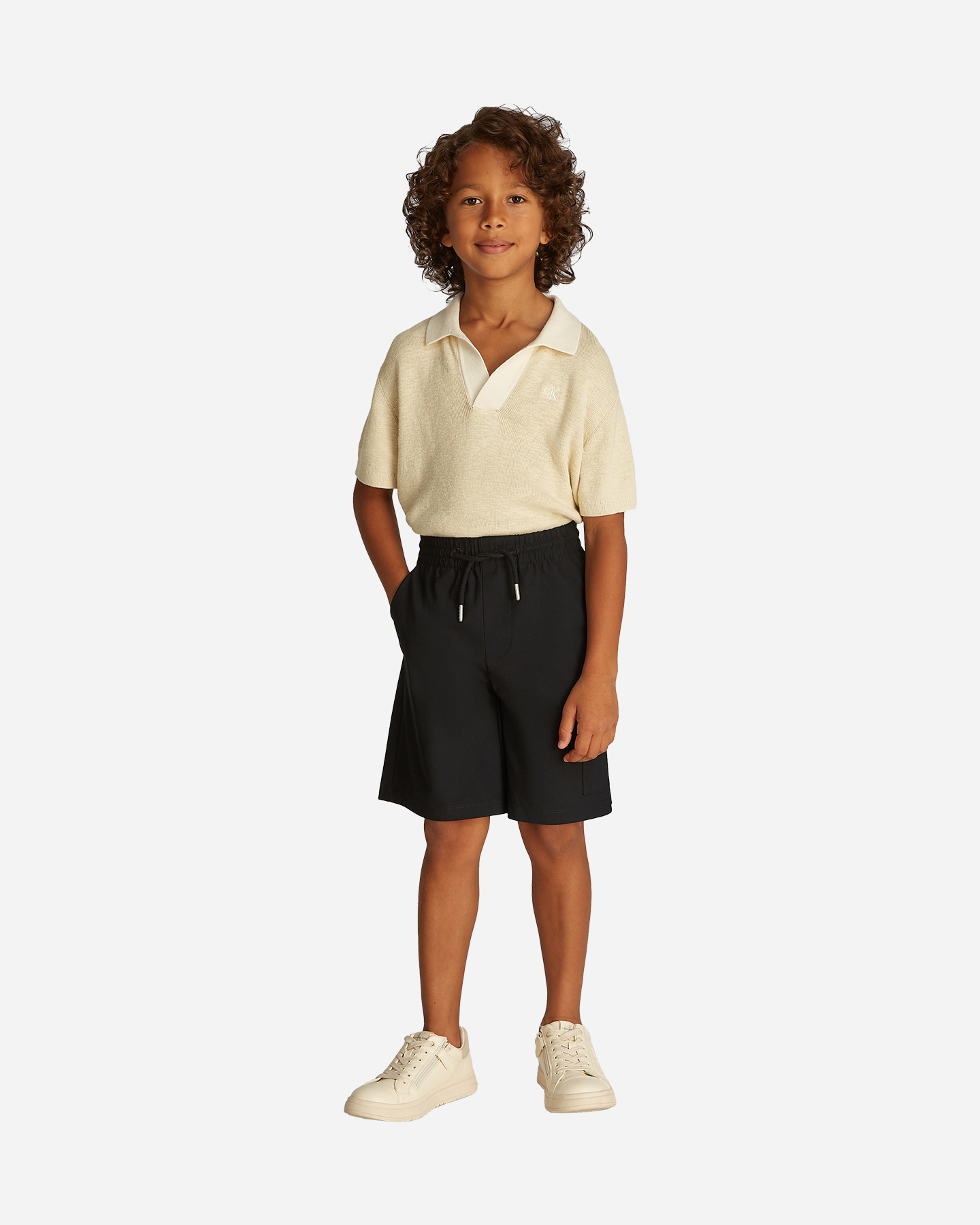 Bermudy Calvin Klein Jeans Cargo Jr IB0IB02512-BEH