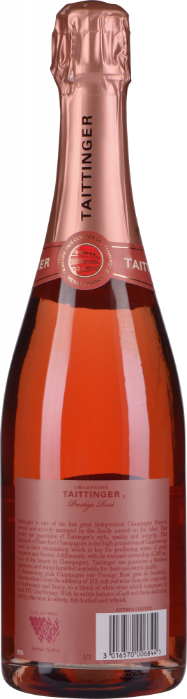 Taittinger Champagne Brut Rosé Prestige im Geschenkkarton