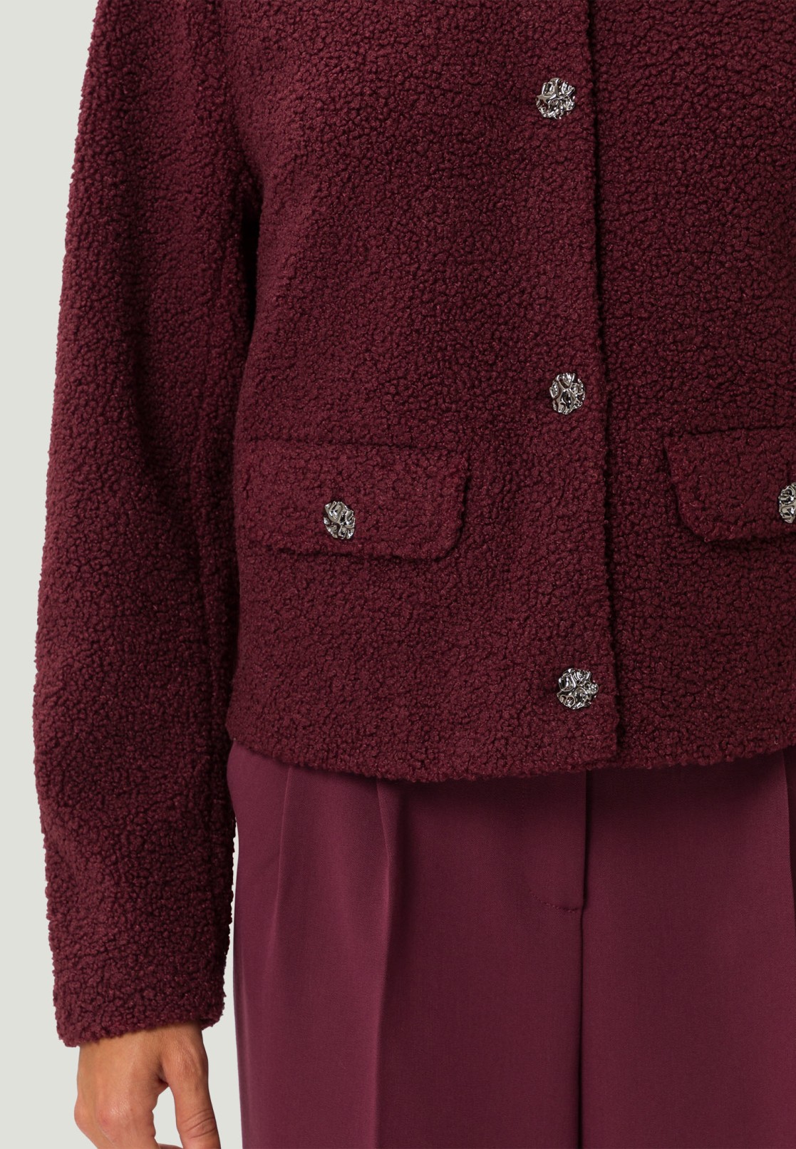 Blazerjacke im Teddyfellstyle