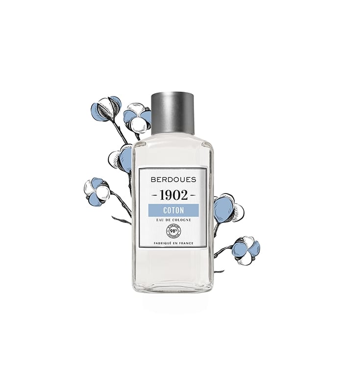 BERDOUES-COTON-Eau de Cologne Vaporisateur