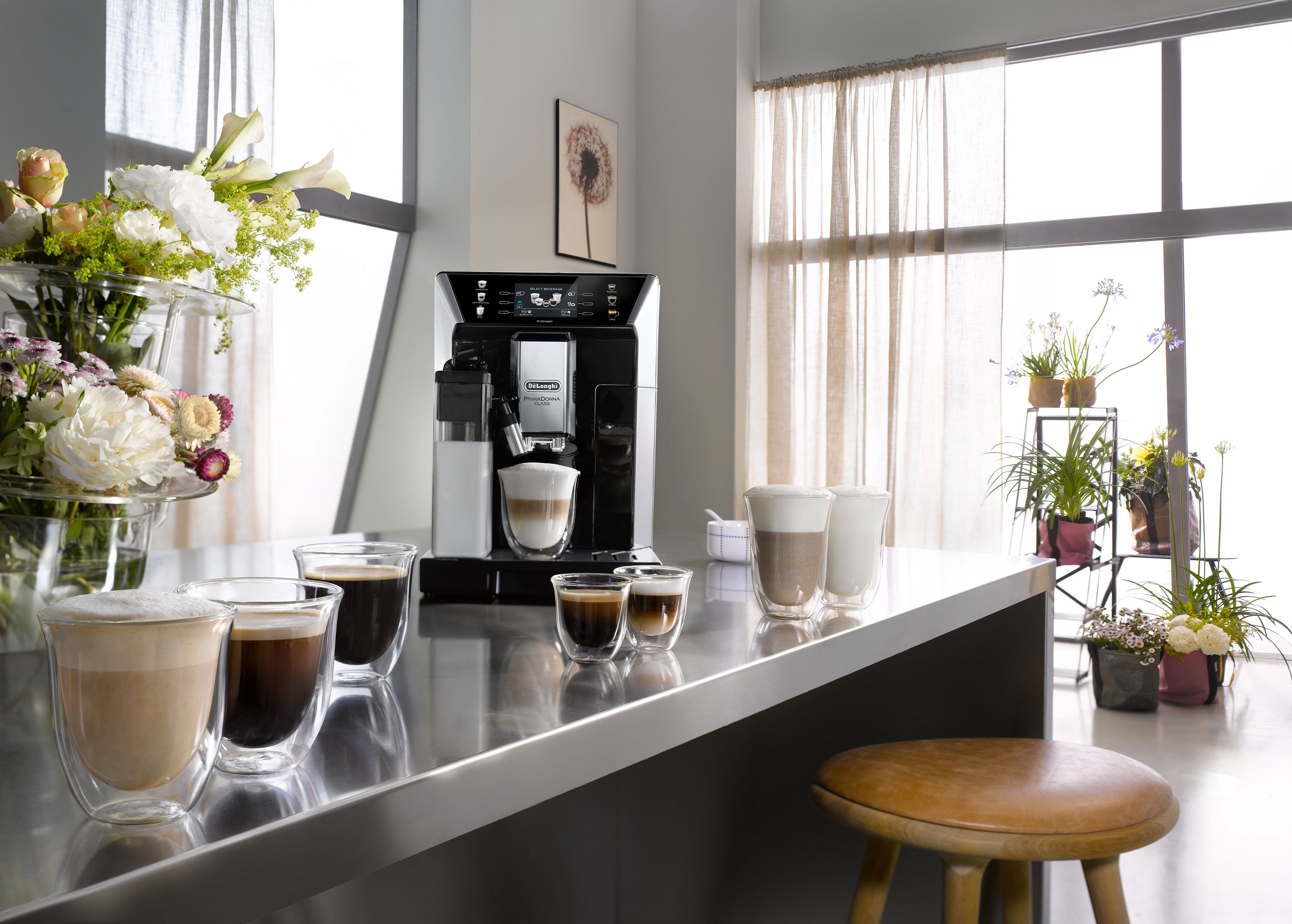 De'Longhi Kaffeevollautomat PrimaDonna Class ECAM 550.65.SB, schwarz