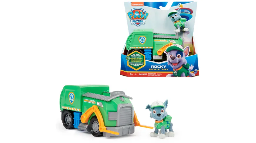 Spin Master - Paw Patrol - Transformierende Basis Fahrzeuge mit Figuren, sortiert, 1 Stück