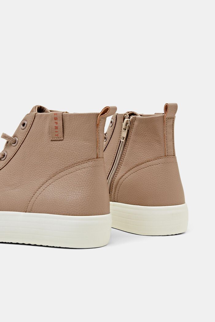 Plateau-Sneakers in Lederoptik