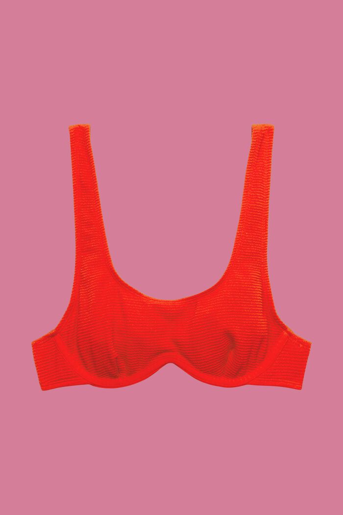 Strukturiertes Bikinitop mit Flexiwire-Bügel