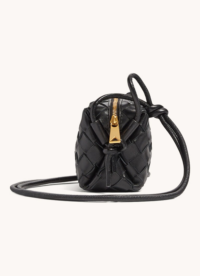 Borsa a tracolla Bottega Veneta Candy Loop Mini in pelle di agnello