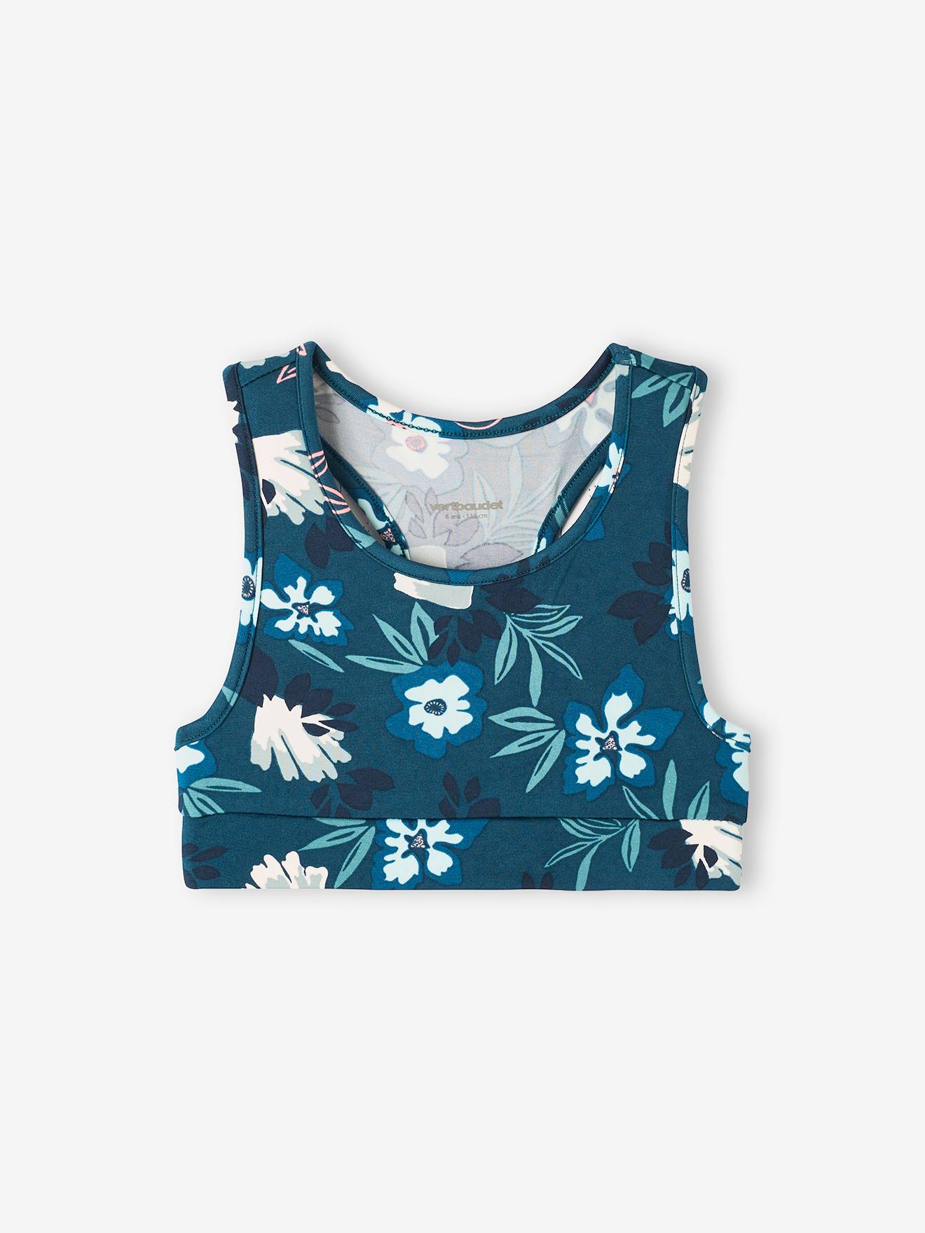 Ensemble sport 3 pièces brassière + legging + t-shirt fille rose