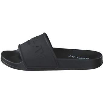 Replay Up Emboss Slide in schwarz
