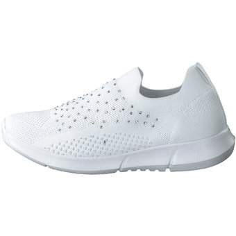 Barbarella Slip On Sneaker in weiß