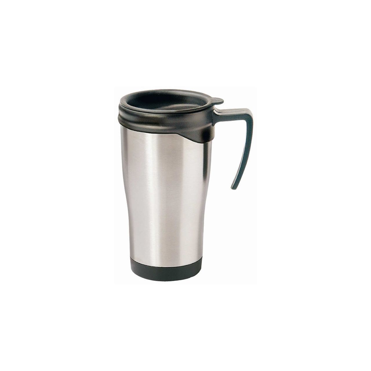 Mato Auto – Isolierbecher „Axel“ 0,4l mattierter Edelstahl Griff und Deckel