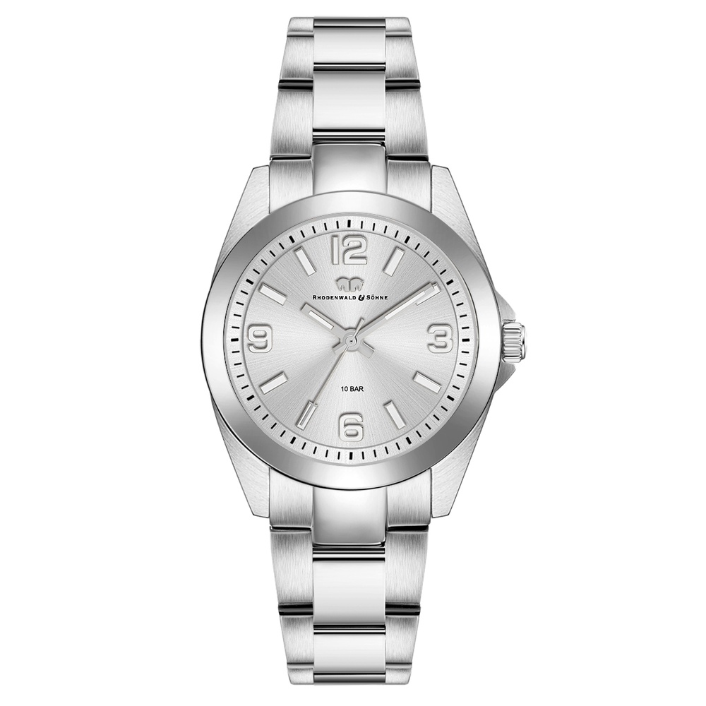 Rhodenwald & Söhne Montre à quartz Majestia en Argent Acier inoxydable en Argent Montre