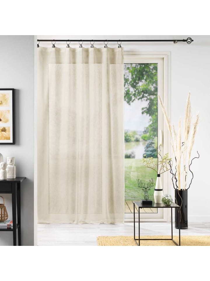 Douceur d’Intérieur Gardine in beige günstig kaufen onesize