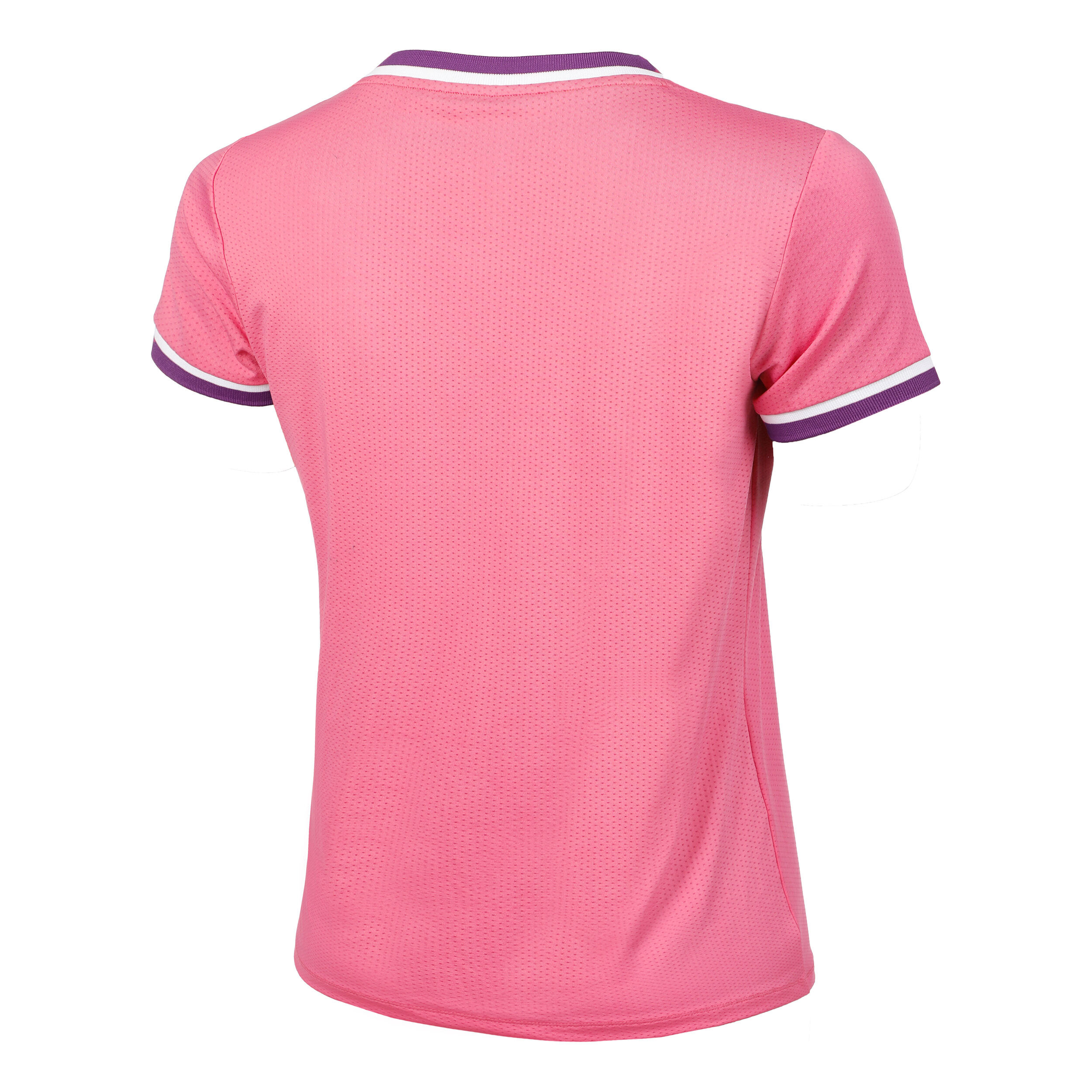 Flashy V-Neck T-Shirt Damen - Pink, Mehrfarbig