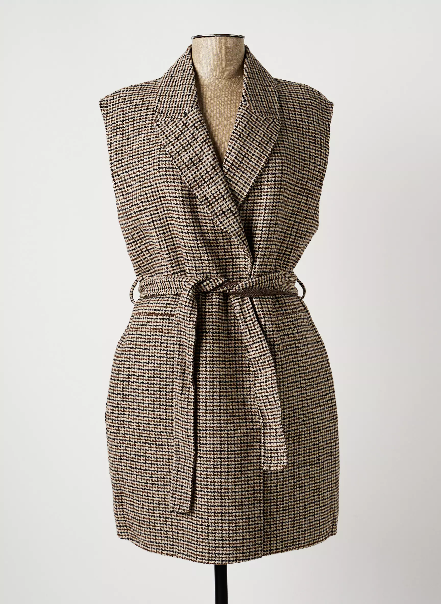 Mkt Studio Vestecasual Femme couleur marron