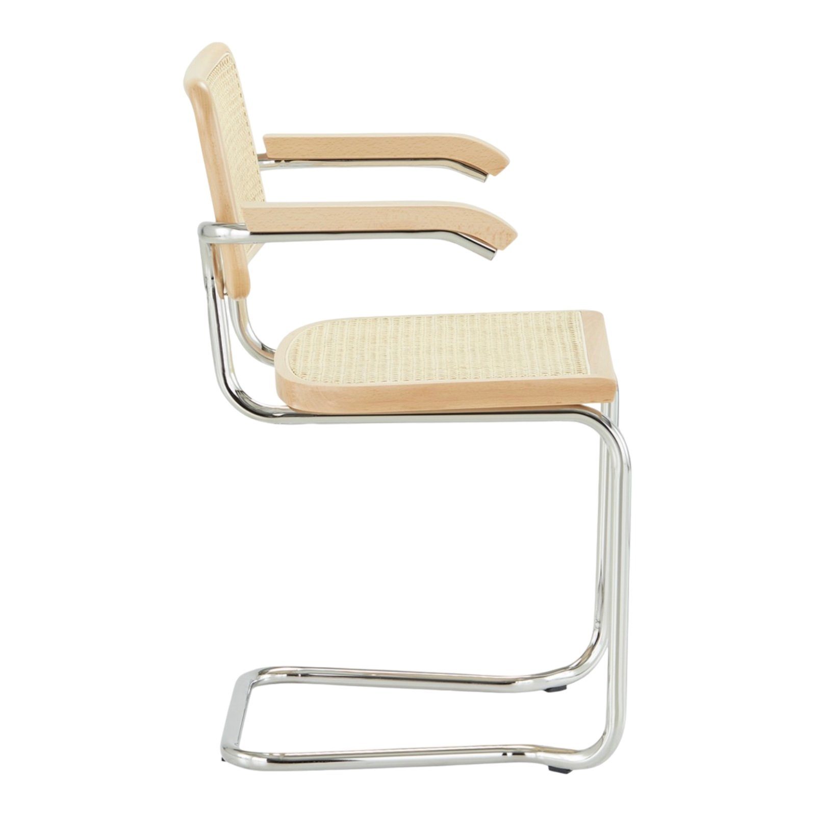 k-hometrends Freischwinger Moderner Schwingstuhl KADEEM, Wohnzimmerstuhl, 2er Set