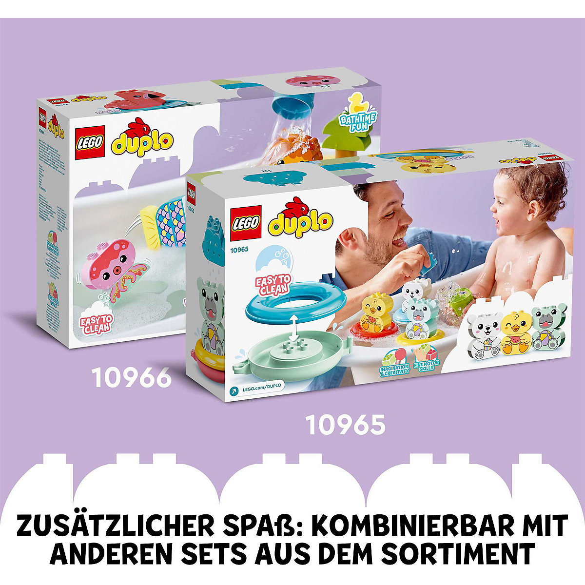 LEGO® DUPLO 10964 Badewannenspaß: Schwimmender Panda