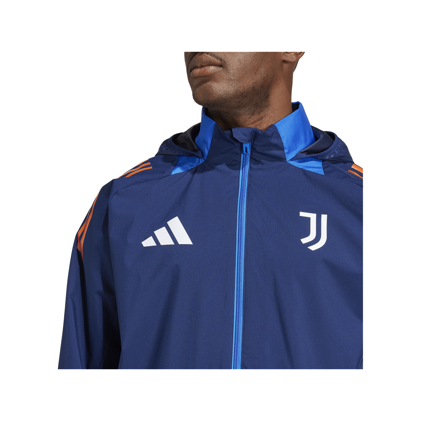 adidas Juventus Turin Regenjacke Blau