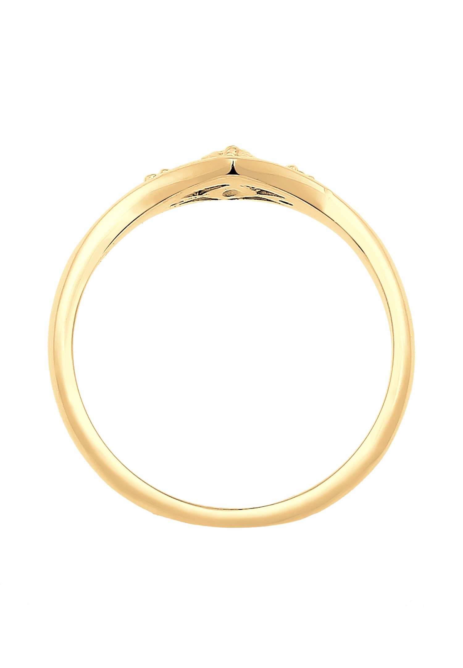 Elli Elegant Women's Engagement Ring with Cubic Zirconia Stone in 925 Sterling Silver