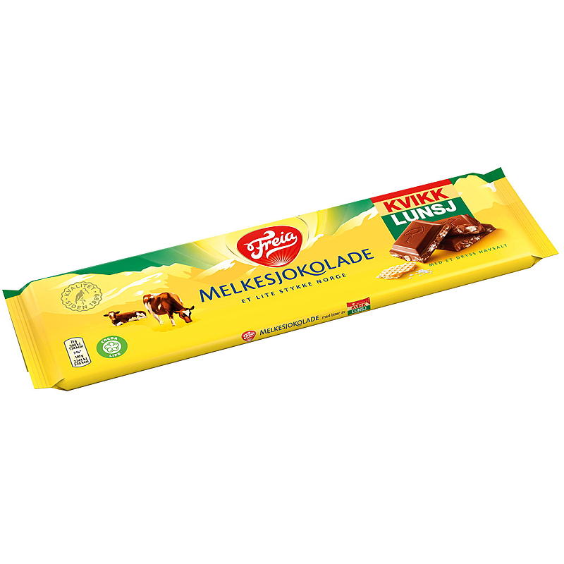 Freia Melkesjokolade Kvikk Lunsj 200 g Freia