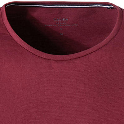 CALIDA, Longsleeve, Baumwolle, rot