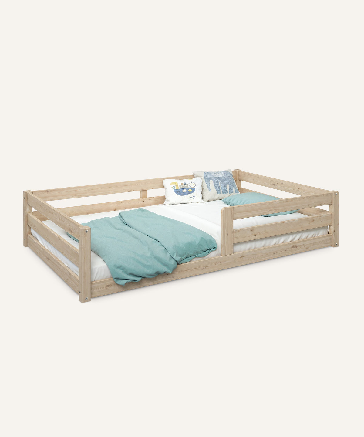 Bodenbett Kiefer K3 Natur
