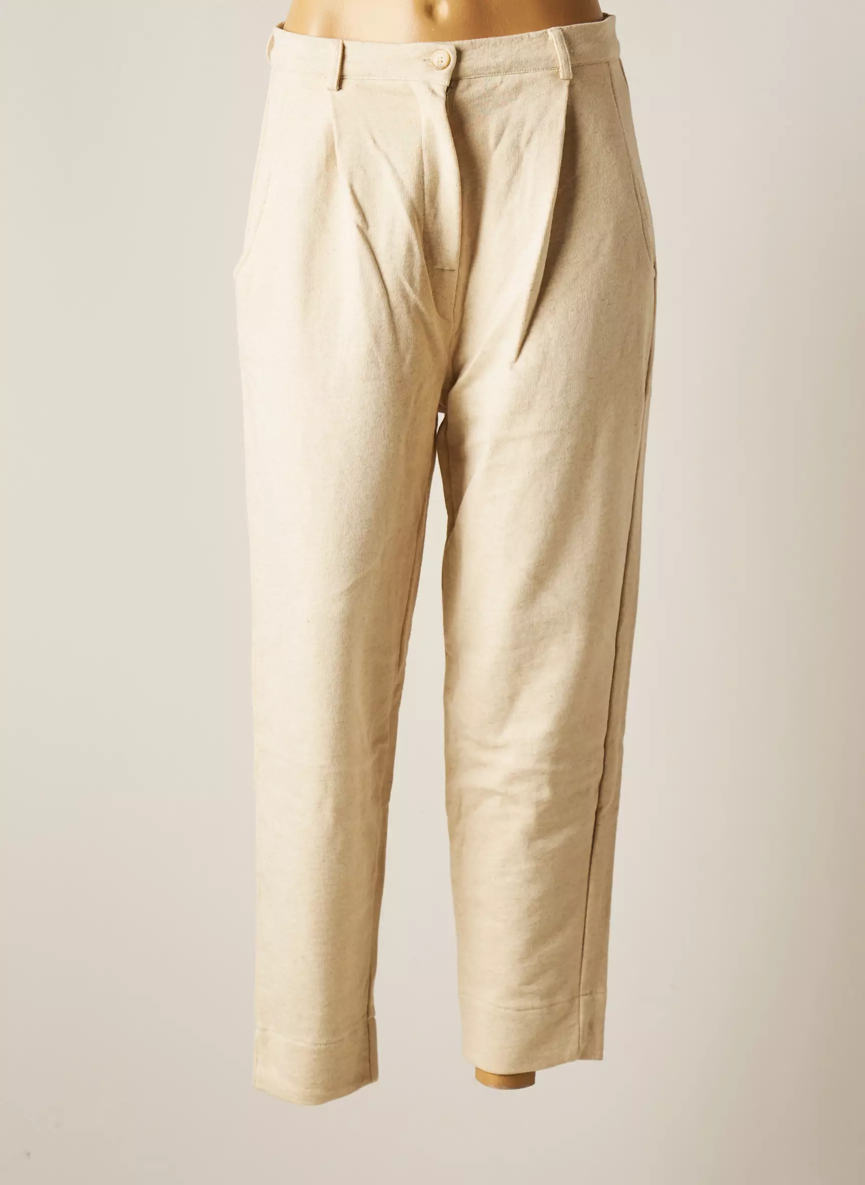 Humility Pantalons Chino Femme couleur beige
