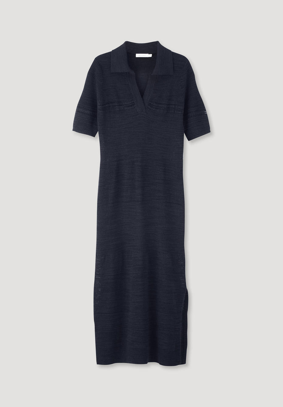 Strickkleid aus Leinen mit Bio-Baumwolle