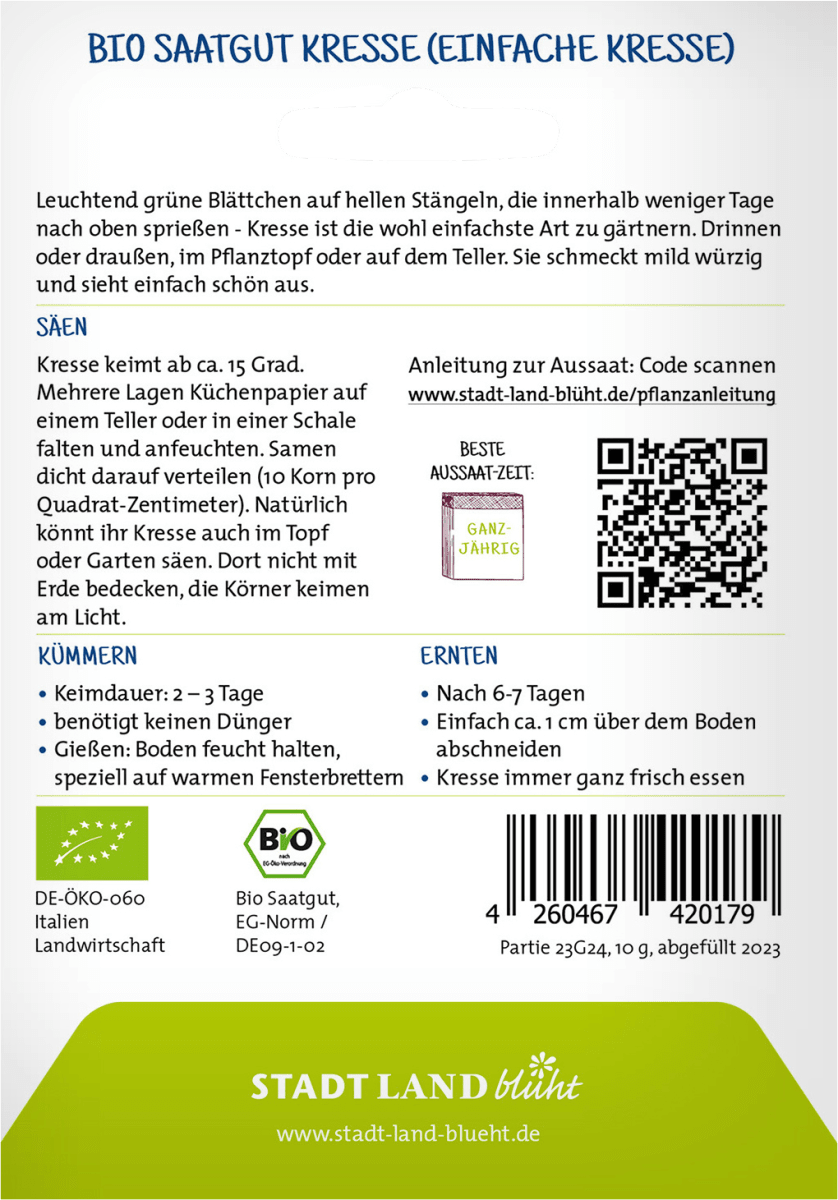 Saaten, Kresse, 1 St