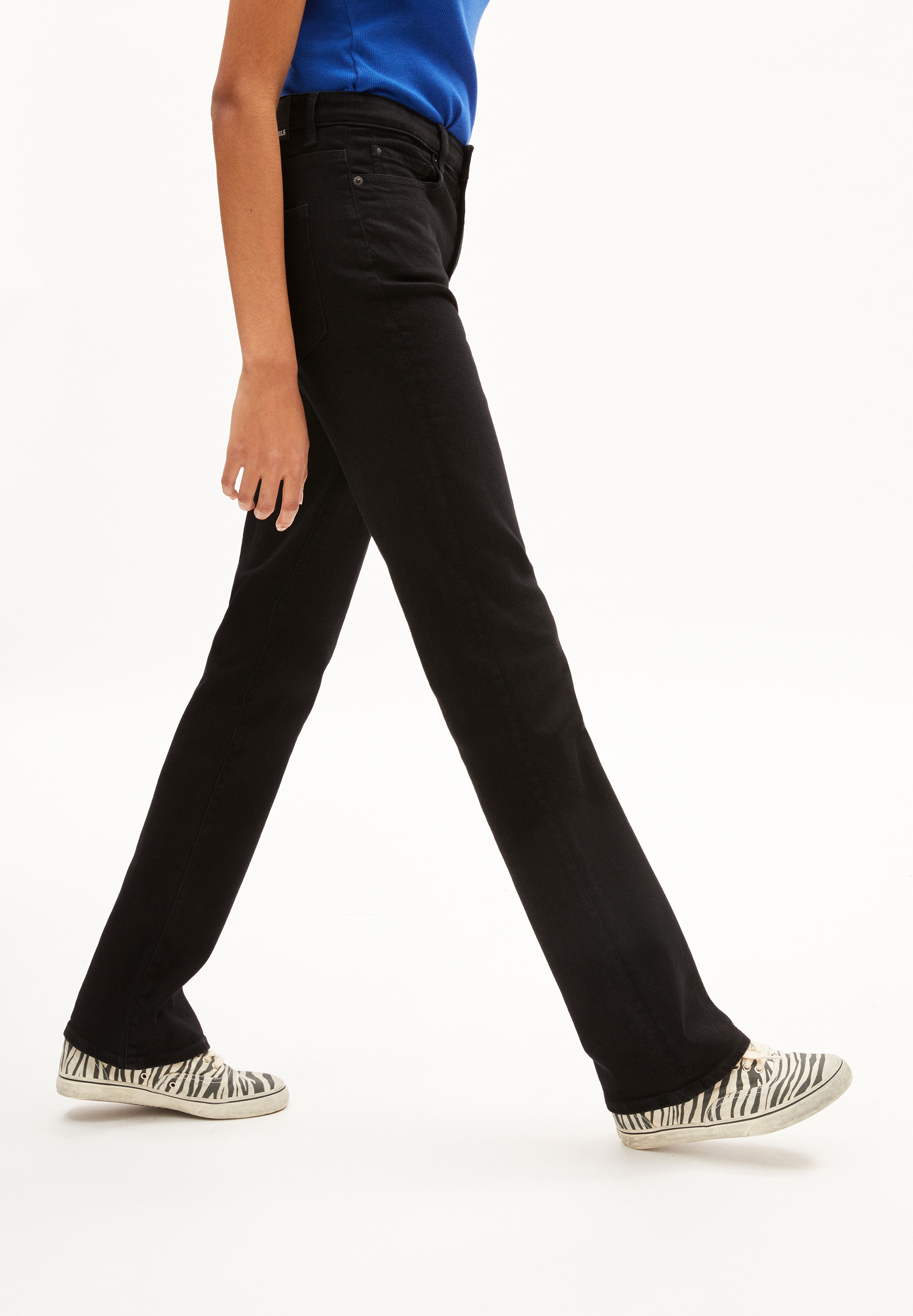 Boot Cut High Waist aus Bio-Baumwoll Mix