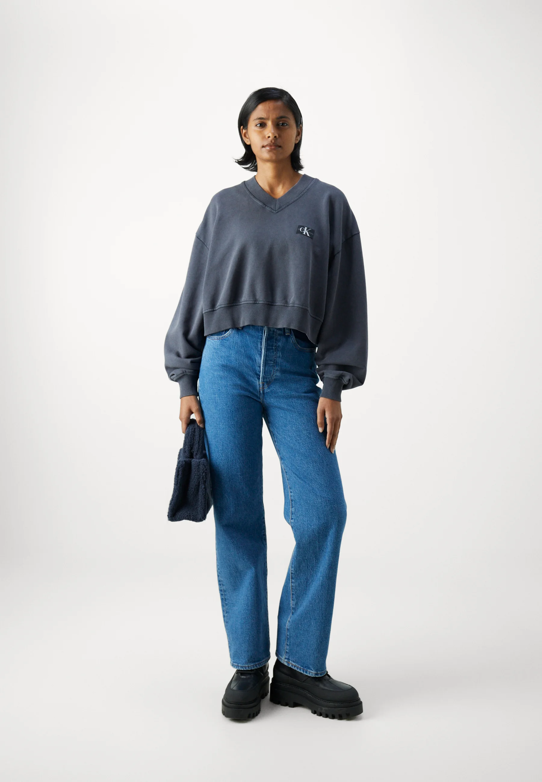 Sudadera Calvin Klein Jeans LABEL VNECK