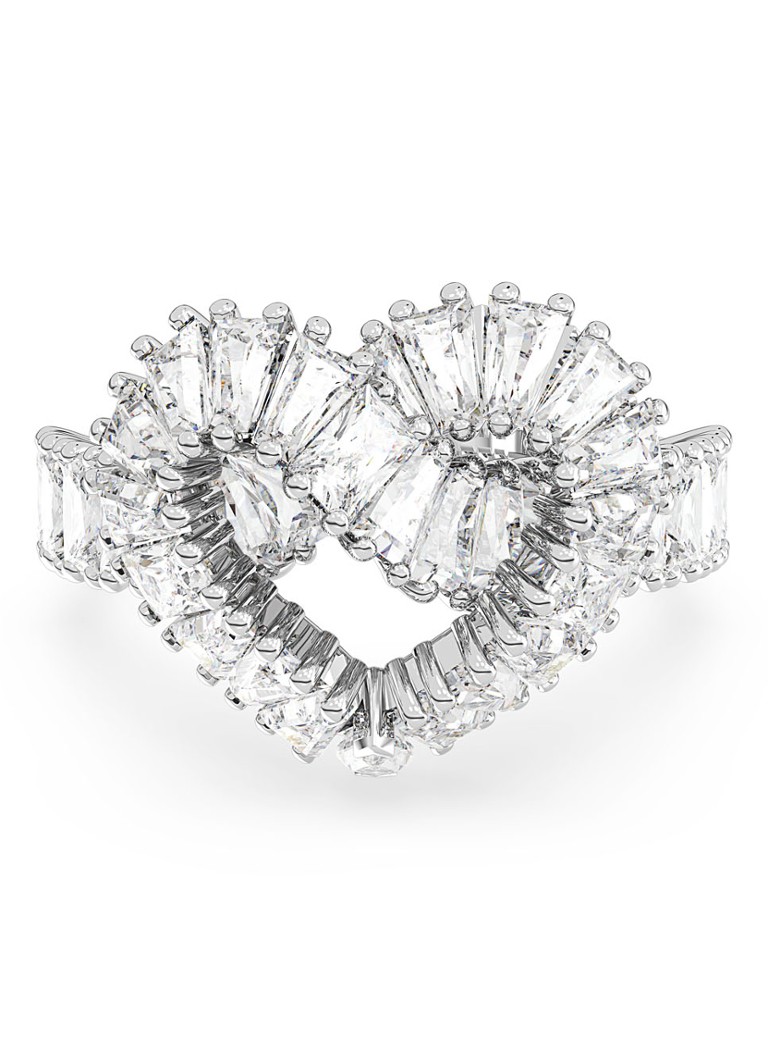Inel împletit Swarovski VITTORE Heart HRT