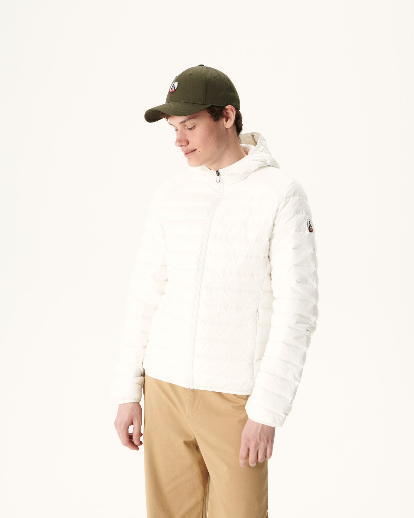 Doudoune légère à capuche Blanc Nico