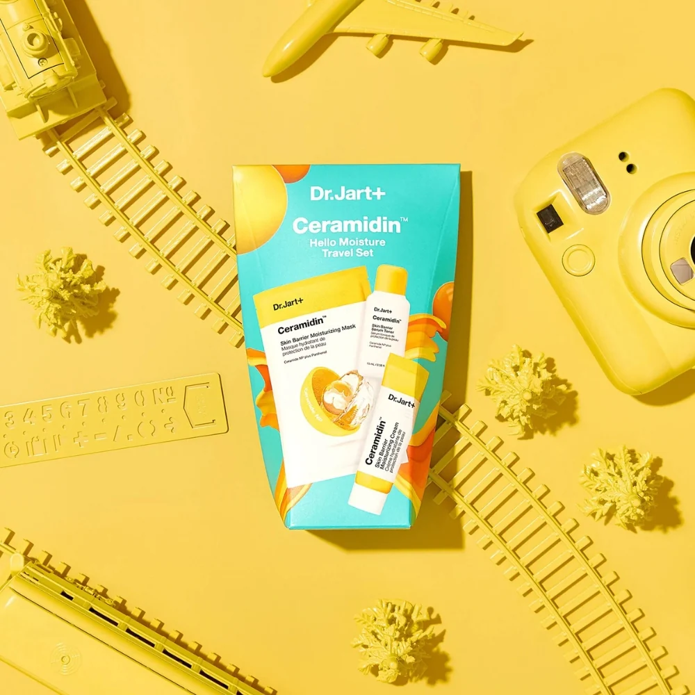 Set de viaje Ceramidin™ Hello Moisture - Crema hidratante de día