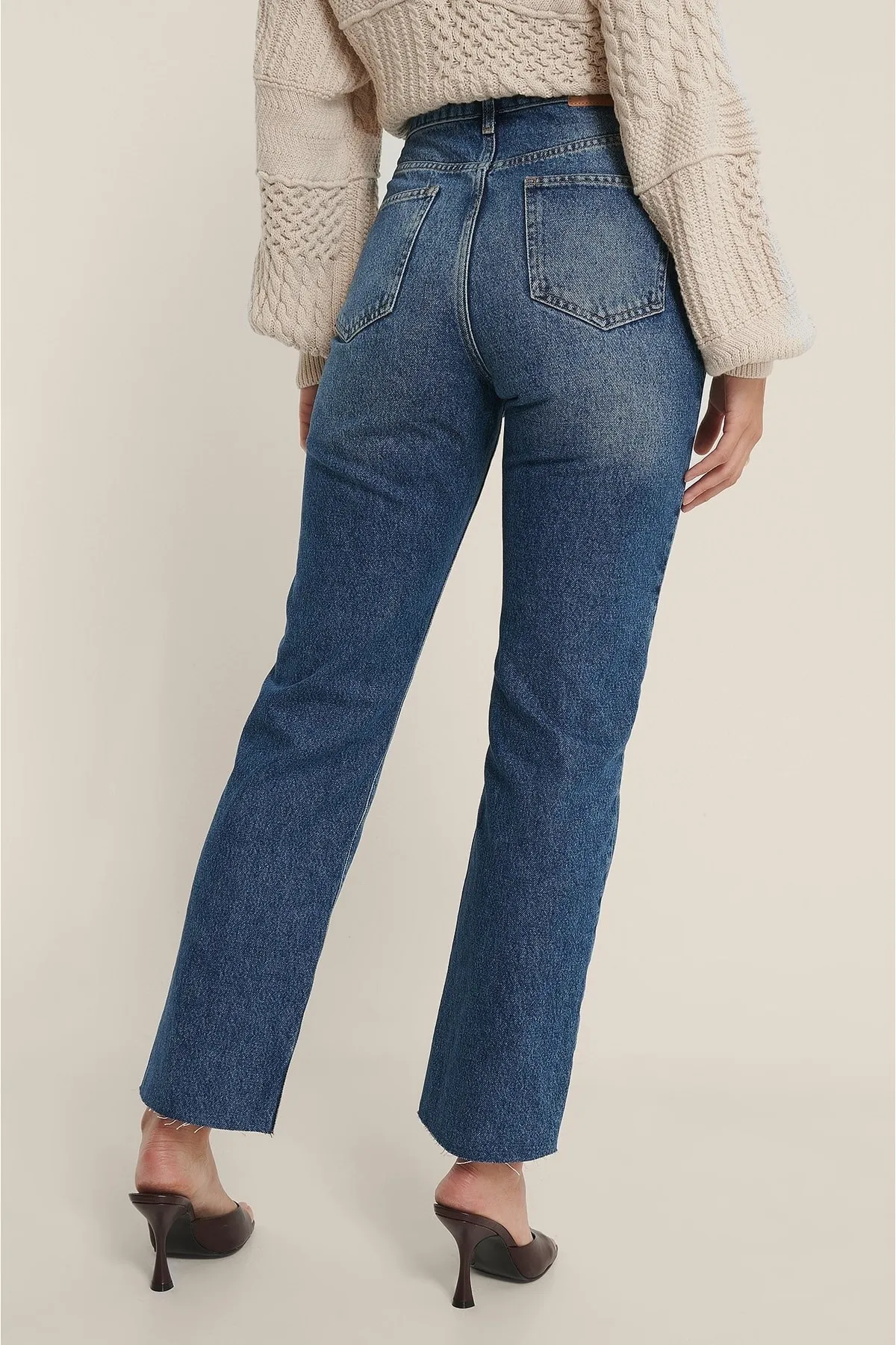 NA-KD  Jeans - Blau - Straight