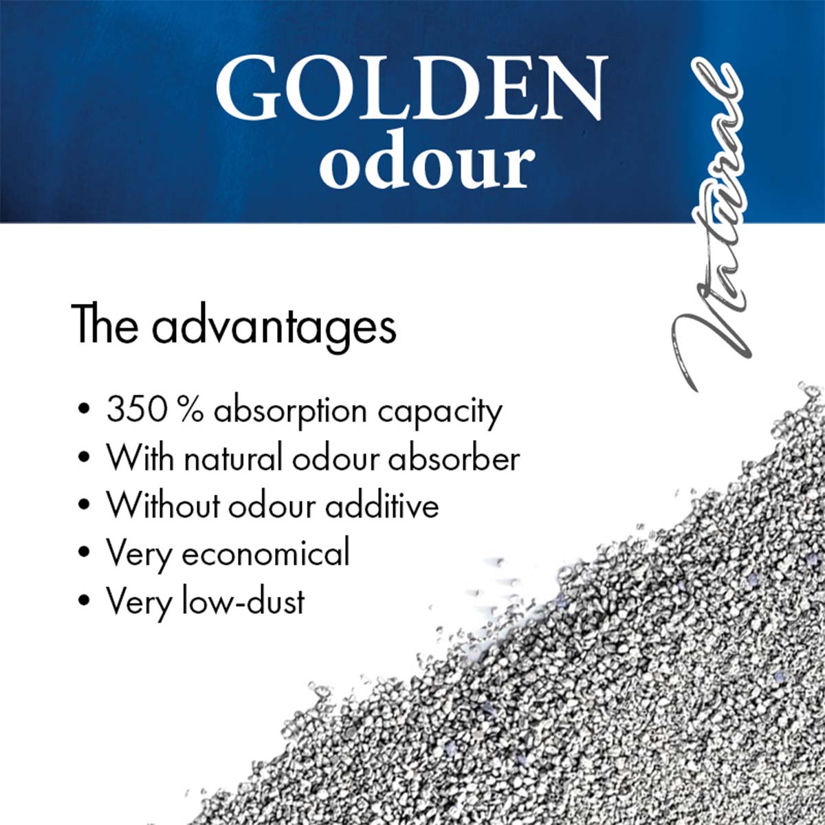 Golden Odour Natural Katzenstreu ohne Duftzusatz