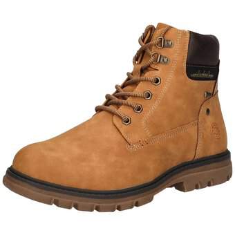 Relife Schnür Boots in gelb