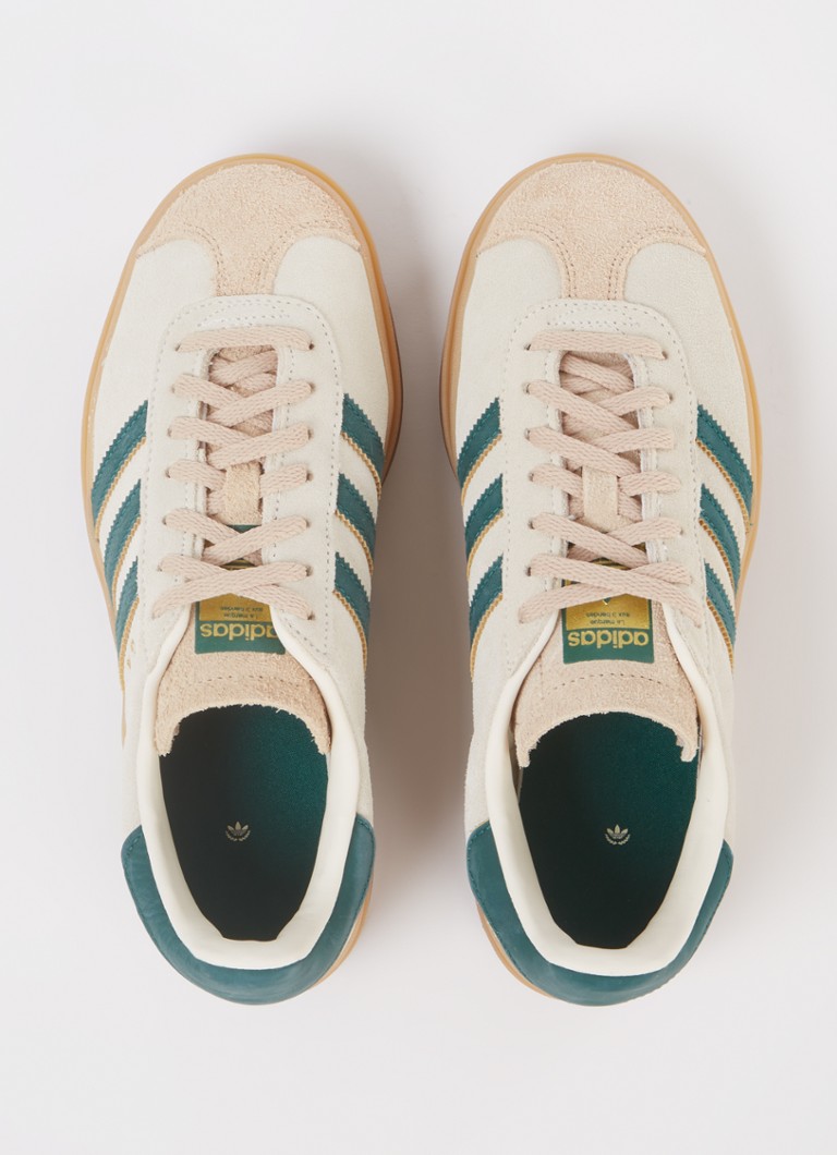 Teniși Adidas Gazelle Bold din piele cu detalii întoarsă