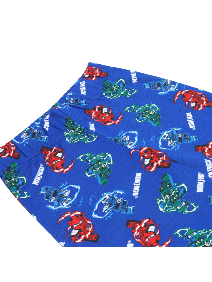 LEGO LEGO Ninjago Pyjama kurzer Schlafanzug in blau günstig kaufen