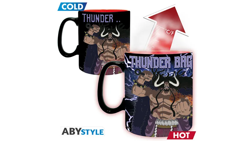 ONE PIECE - Thermo Tasse - 460 ml -Luffy vs Kaido